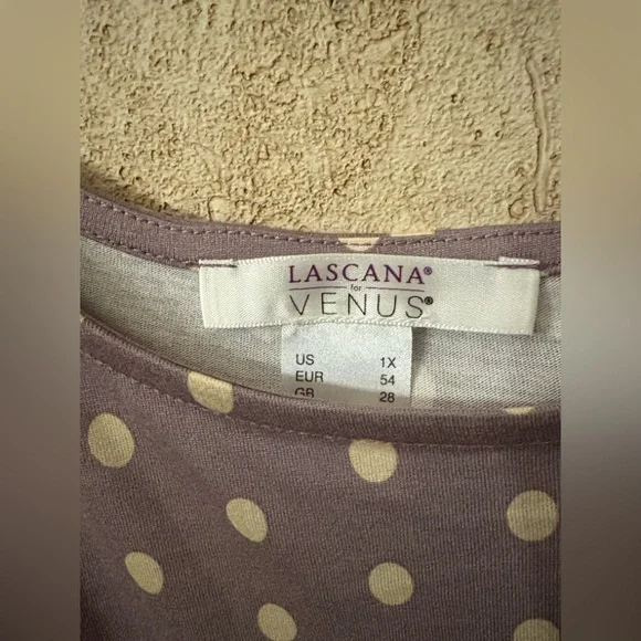 Venus Polka Dot Jumpsuit with Side Slit - Picture 6 of 6